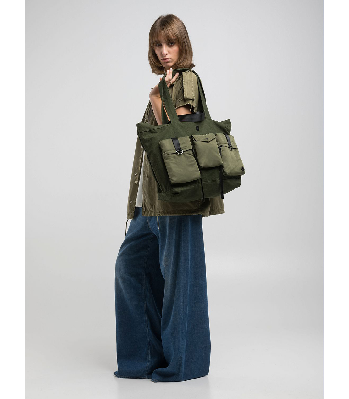 ファンクショナルポケットショッパーバッグ 詳細画像 ミリタリー 4